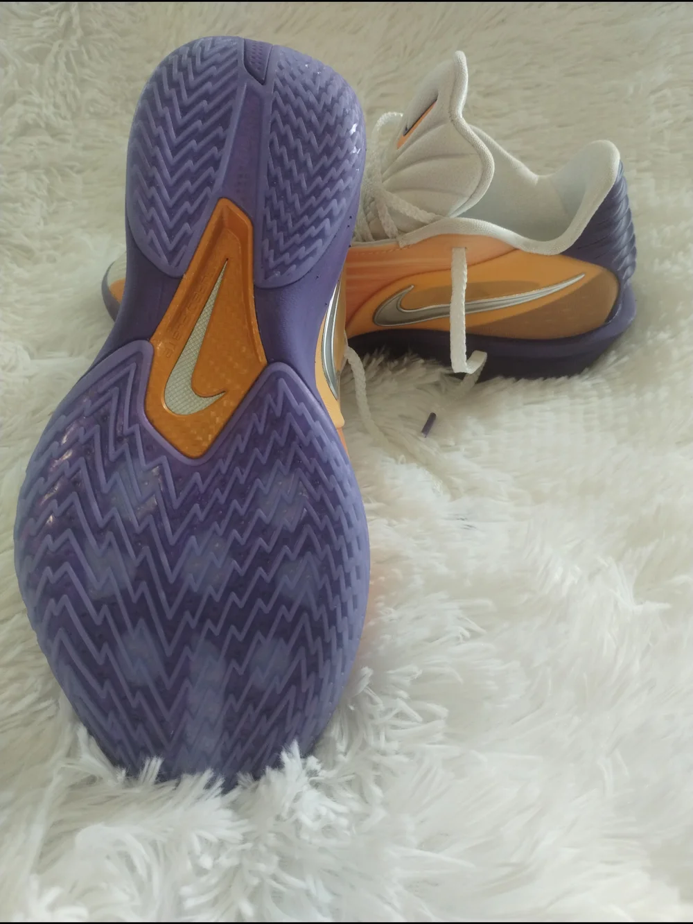Nike Zoom Air Purple and Orange Sneakers